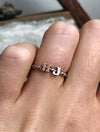 Dainty Letter Ring