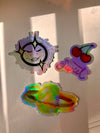 Holographic Cherries Sticker