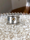 Citrine Cigar Band size 9