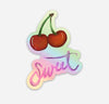 Holographic Cherries Sticker